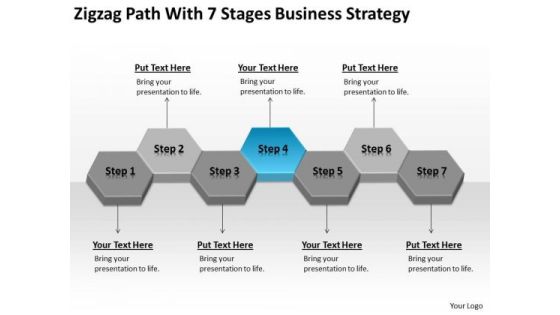 With 7 Stages Business Strategy Planning Ppt Sample Small PowerPoint Templates
