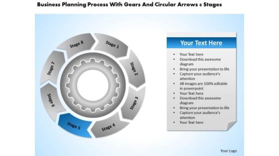 With Gears And Circular Arrows 8 Stages Convenience Store Business Plan PowerPoint Slides With Gears And Circular Arrows 8 Stages Convenience Store Business Plan PowerPoint Slides