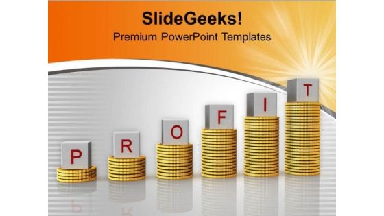 Word Profit On Stack Of Coins Bar Graph PowerPoint Templates Ppt Backgrounds For Slides 0213 Word Profit On Stack Of Coins Bar Graph PowerPoint Templates Ppt Backgrounds For Slides 0213