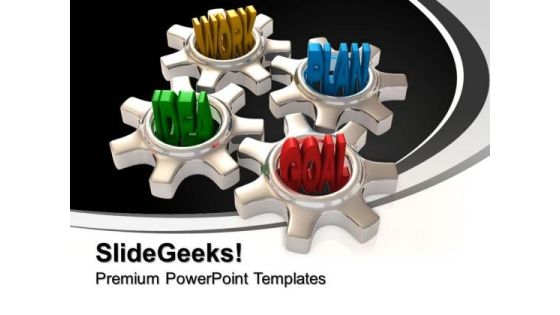 Work Plan And Goal Gearwheels PowerPoint Templates And PowerPoint Themes 0912 Work Plan And Goal Gearwheels PowerPoint Templates And PowerPoint Themes 0912