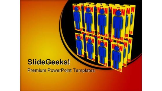 Worker Power Concept People PowerPoint Themes And PowerPoint Slides 0811 Worker Power Concept People PowerPoint Themes And PowerPoint Slides 0811