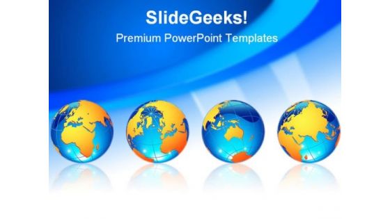 World Globes Business Template 1010