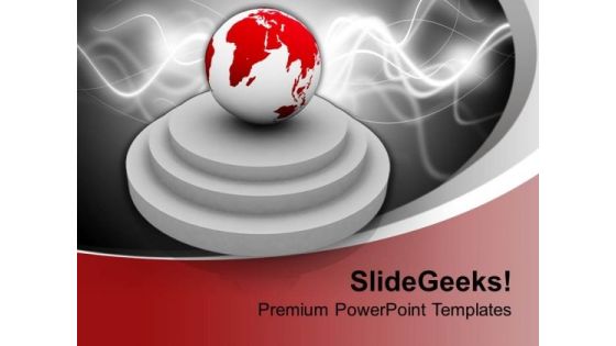 World Globes On A Pedestals Earth PowerPoint Templates And PowerPoint Themes 1112 World Globes On A Pedestals Earth PowerPoint Templates And PowerPoint Themes 1112