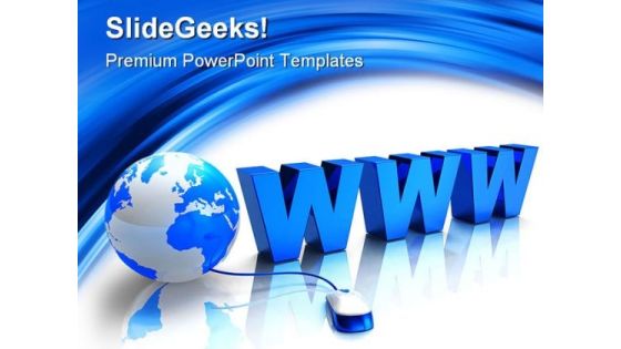 Www Internet Globe PowerPoint Templates And PowerPoint Backgrounds 0411