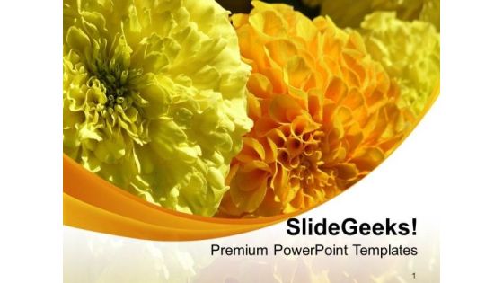 Yellow Flower Background With Unique Design PowerPoint Templates Ppt Backgrounds For Slides 0713 Yellow Flower Background With Unique Design PowerPoint Templates Ppt Backgrounds For Slides 0713