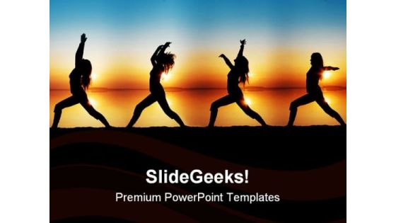 Yoga Health PowerPoint Templates And PowerPoint Backgrounds 0711