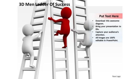 Young Business People 3d Men Ladder Of Success PowerPoint Templates Ppt Backgrounds For Slides Young Business People 3d Men Ladder Of Success PowerPoint Templates Ppt Backgrounds For Slides