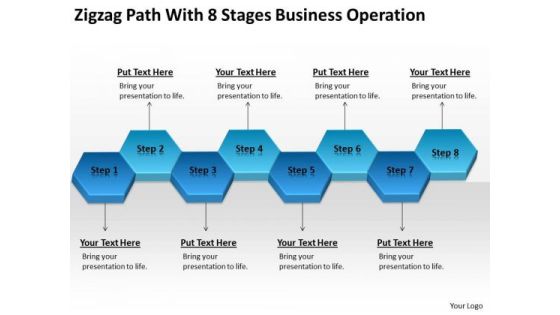 Zigzag Path With 8 Stages Business Operation Ppt How Plan PowerPoint Slides Zigzag Path With 8 Stages Business Operation Ppt How Plan PowerPoint Slides