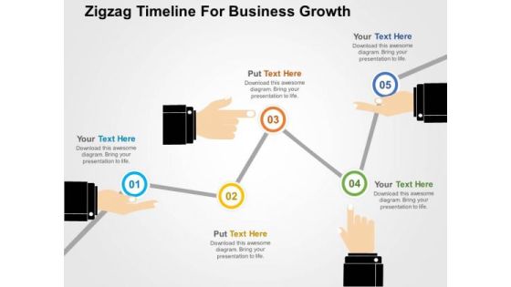 Zigzag Timeline For Business Growth PowerPoint Template Zigzag Timeline For Business Growth PowerPoint Template