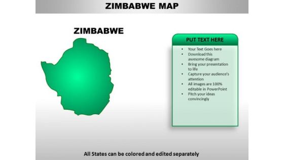 Zimbabwe PowerPoint Maps Zimbabwe PowerPoint Maps